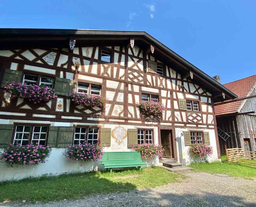 Schwäbisches Bauernhofmuseum Illerbeuren Fachwerkhaus
