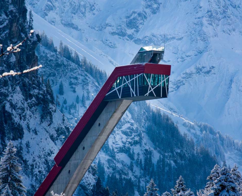 Skiflugschanze Oberstdorf Panorama